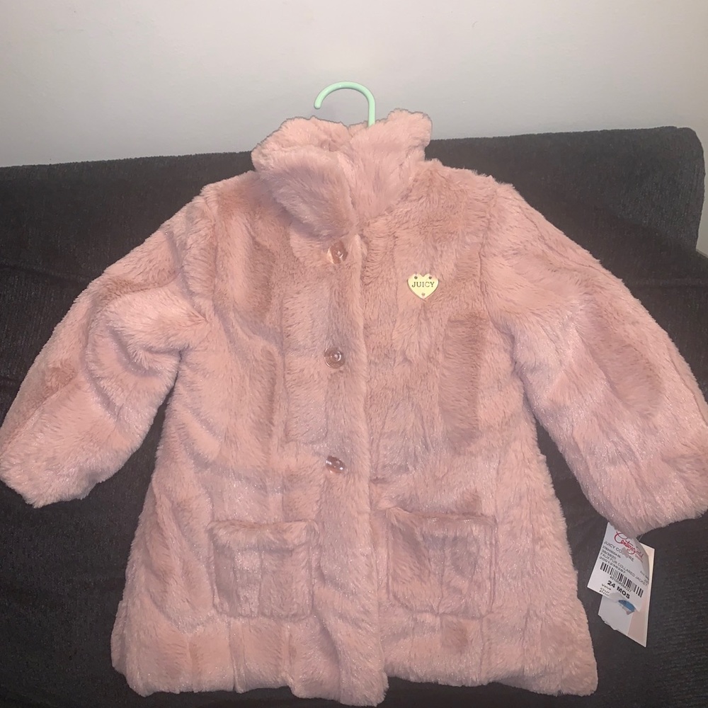 Toddler Juicy Couture Fur Coat 💕